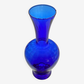 Large cobalt vase