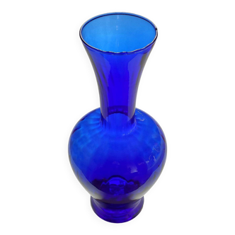 Grand vase cobalt