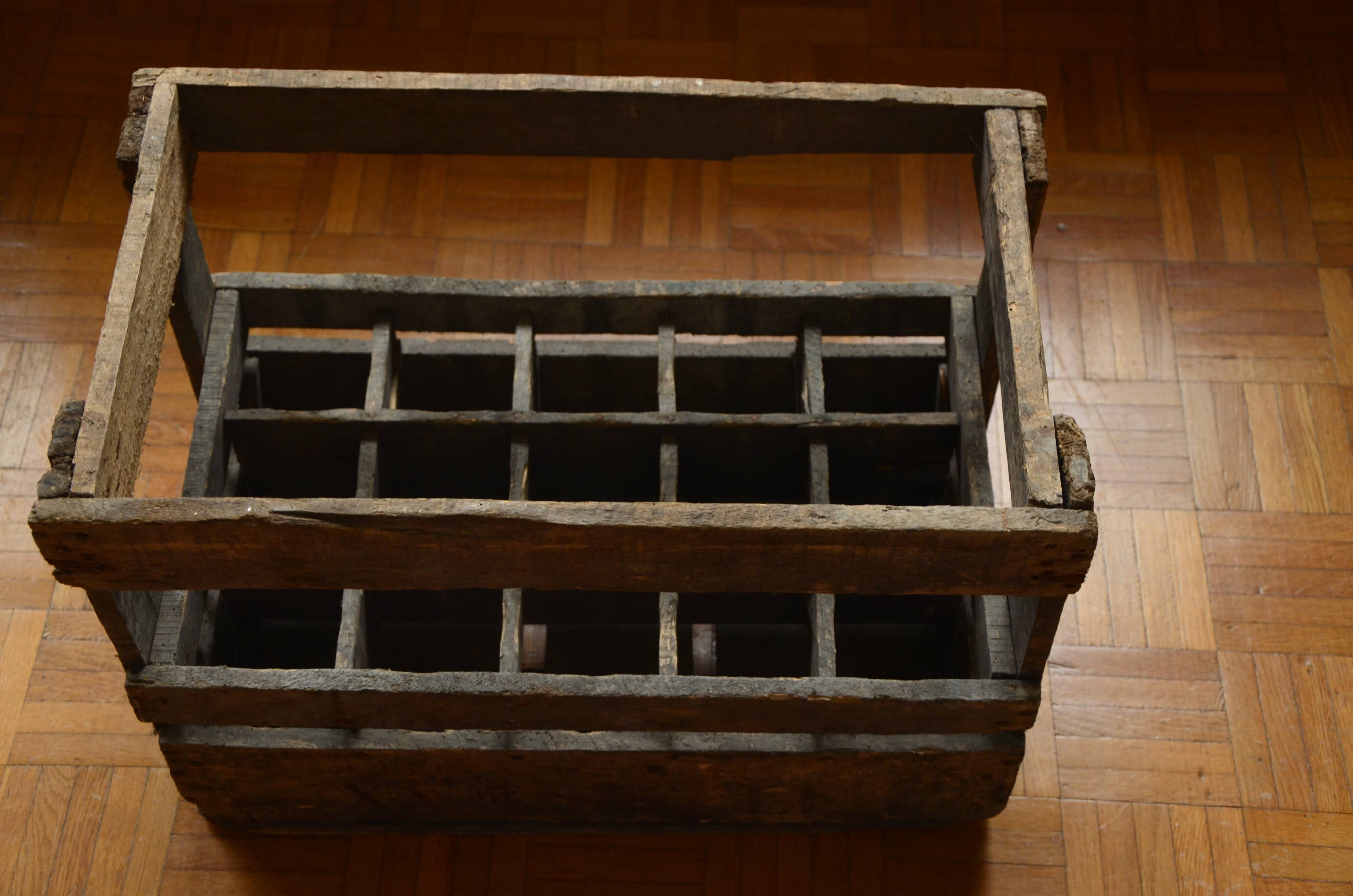 Former wooden crate 20th century brewery