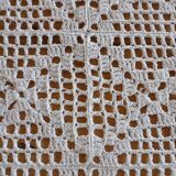 Handmade crochet antique bedspread