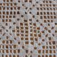 Handmade crochet antique bedspread