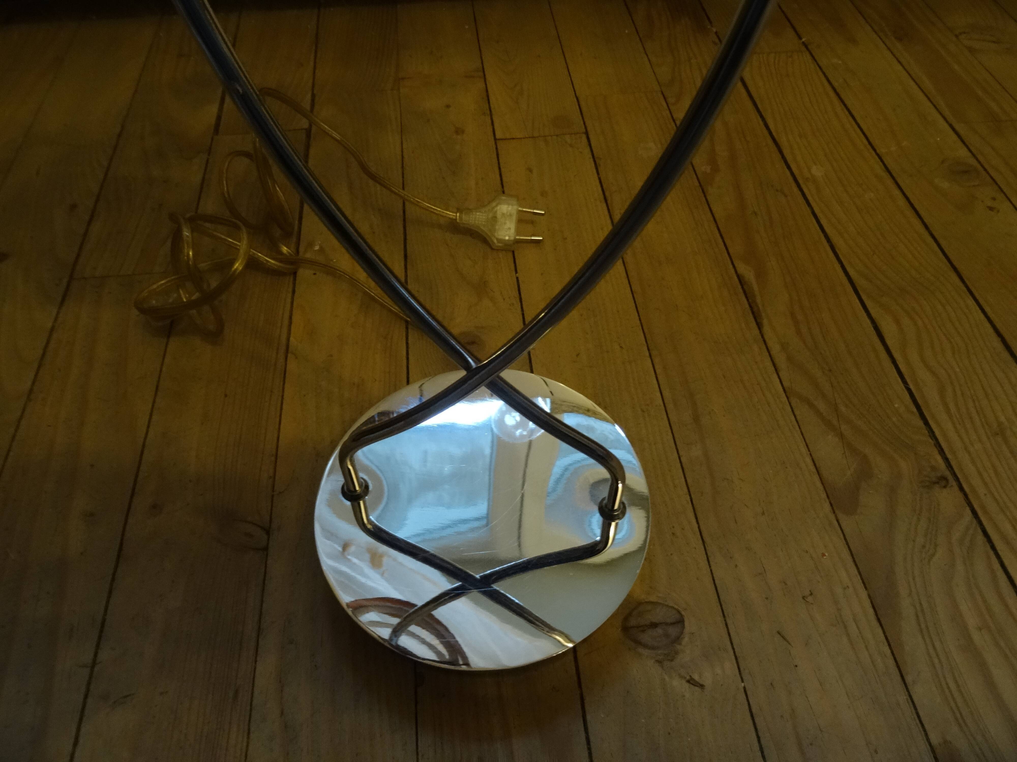 2-rod stainless steel lamp