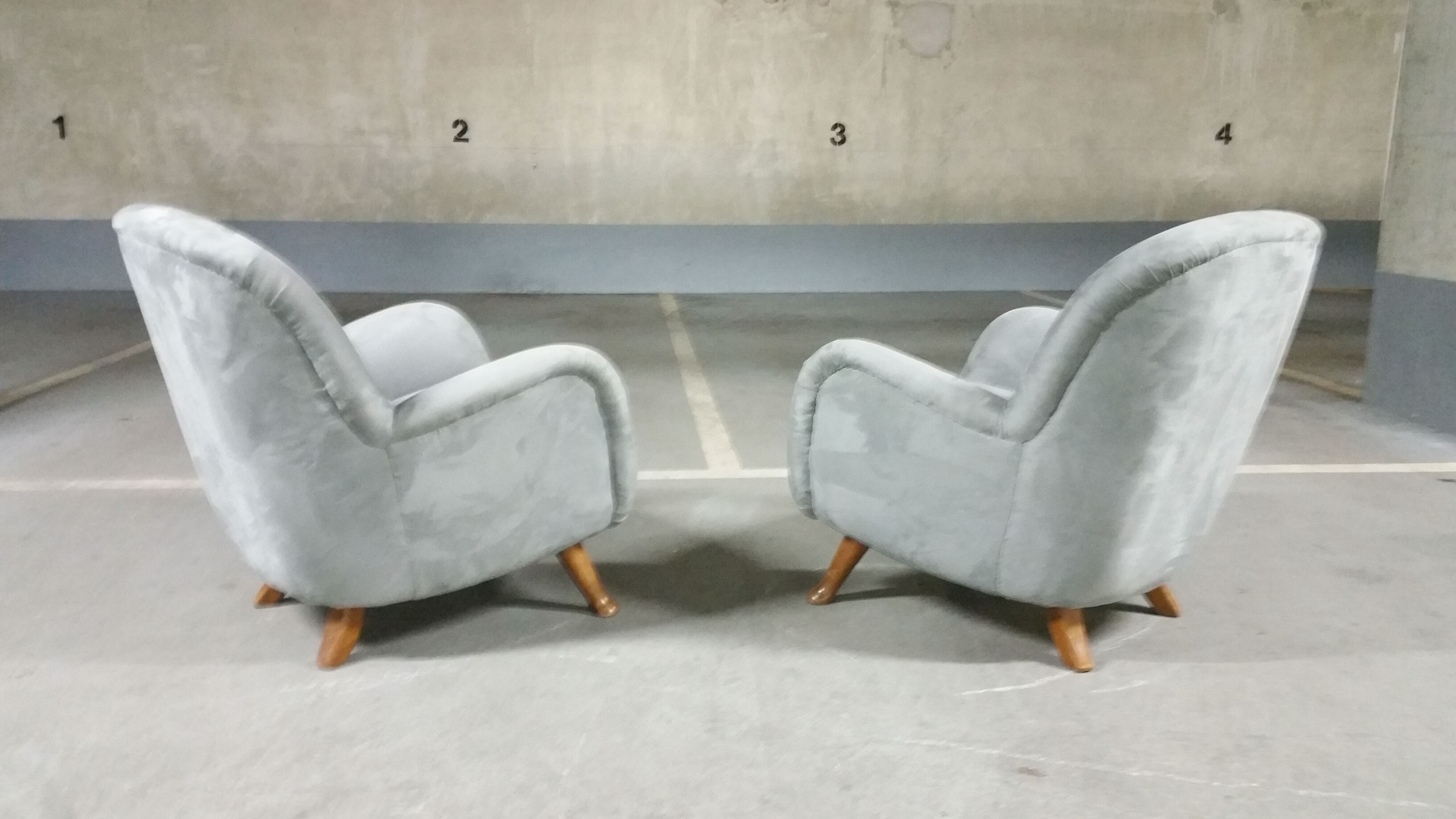 EGG Sadois Teddy club armhair by Berga Mobler, 1940