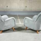 EGG Sadois Teddy club armhair by Berga Mobler, 1940