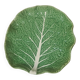 Vintage cabbage slipware plate