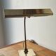 1970s brass banker’s desk lamp