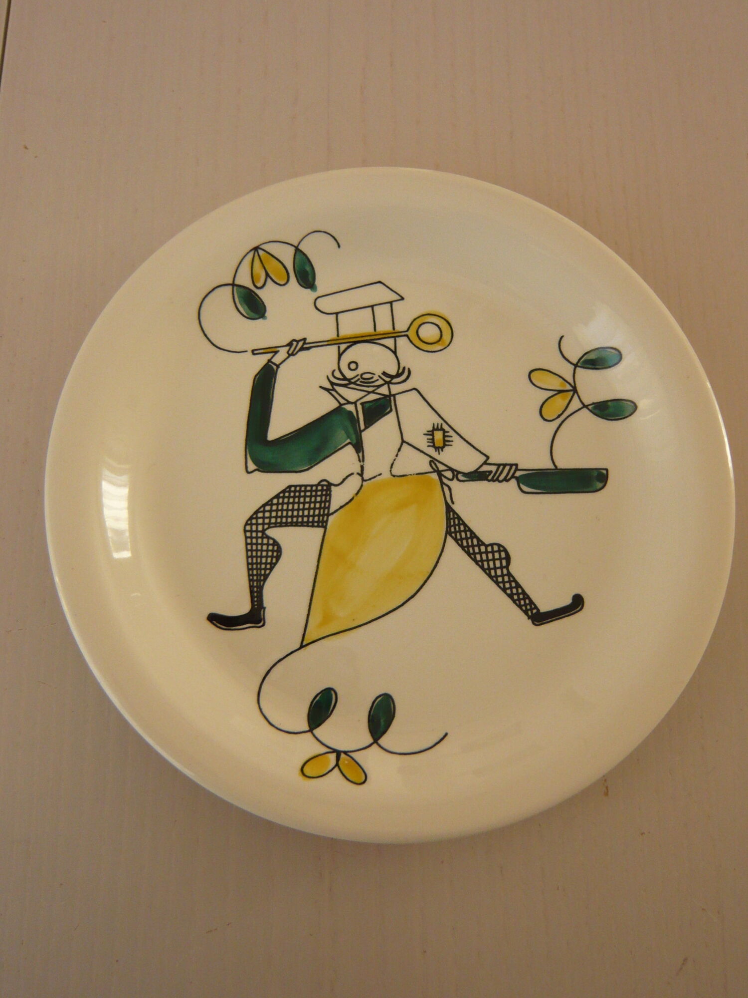 6 assiettes Stavanger Flint Norway assorties  1950-60 scandinaves.