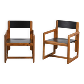 Pair of armchairs by André Sornay, circa 1960