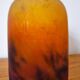 Muller Frères orange and blue glass paste lampshade