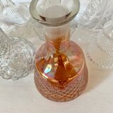 Overlay crystal decanter