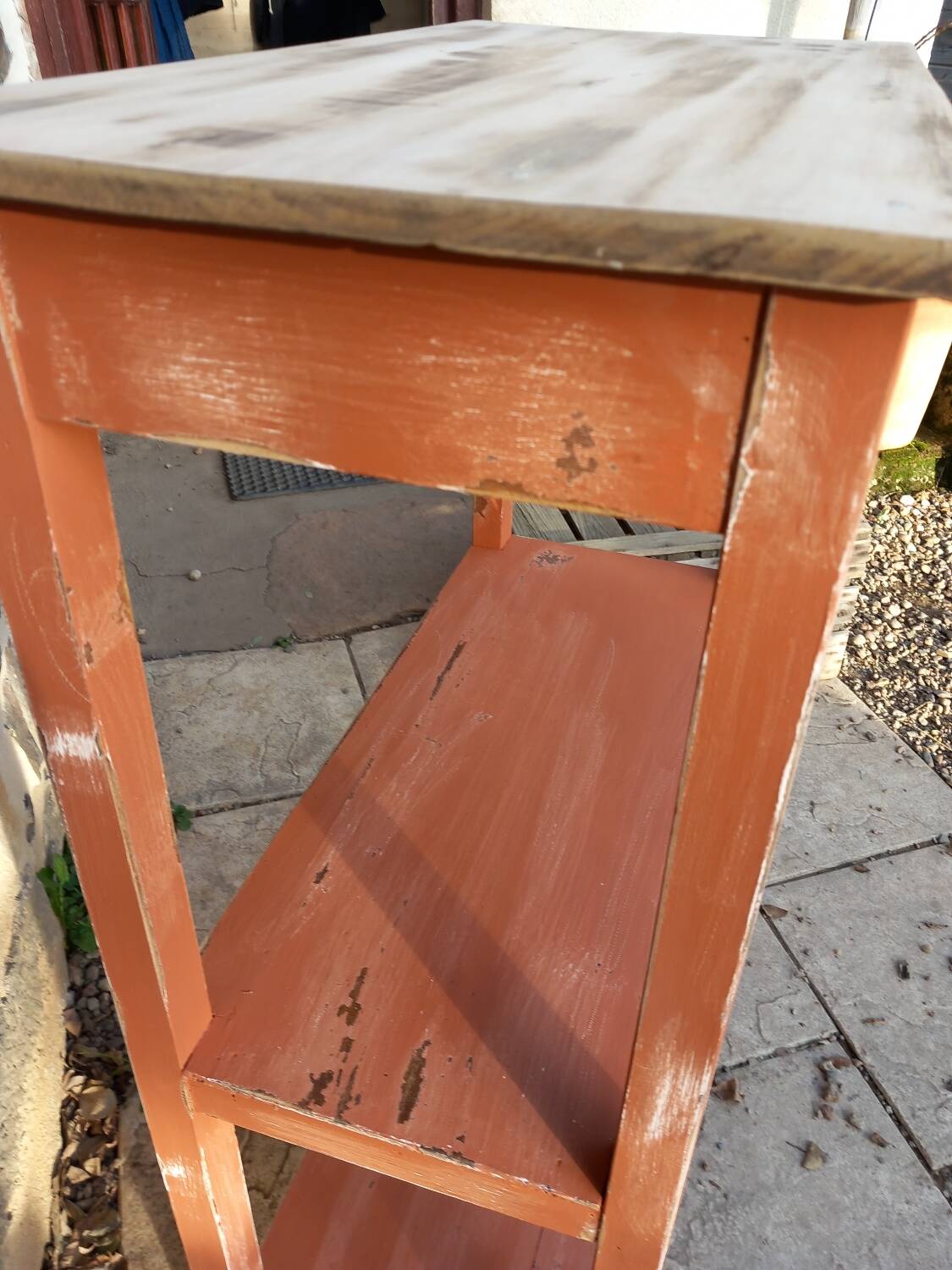 Old furniture/shelf on legs