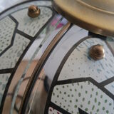 Tactile tiffany style table lamp - vintage