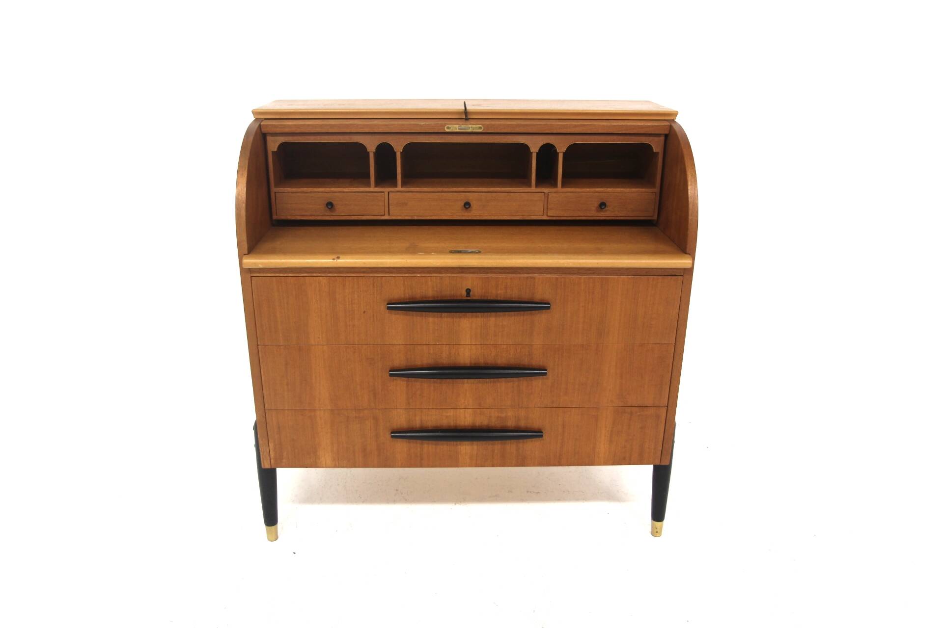 Scandinavian teak secretary, Bröderna Gustafssons, Sweden, 1950