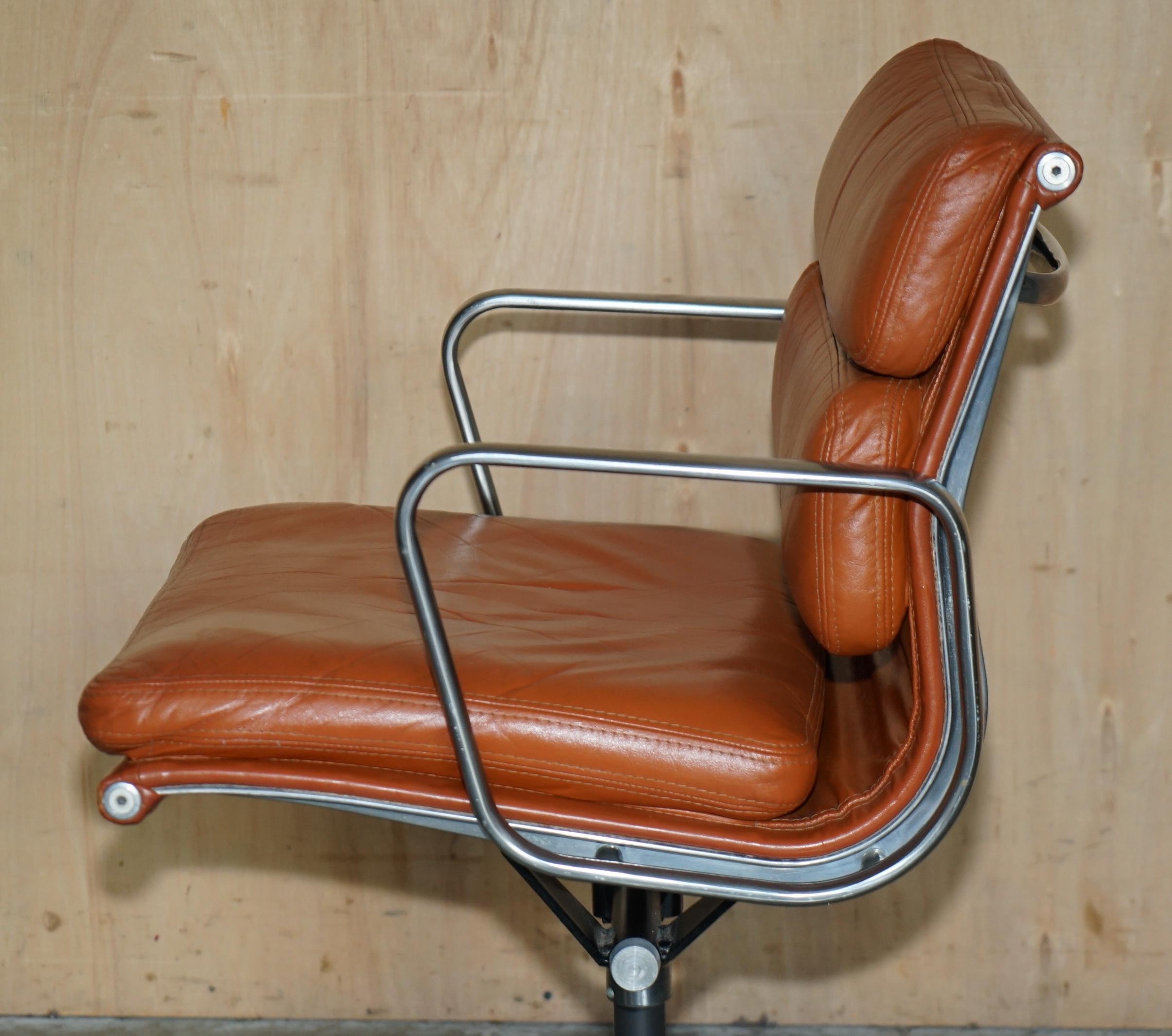 Captain's Chair Herman Miller Leather 1977