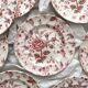 8 Johnson Brothers "Rose Chintz" earthenware dessert plates