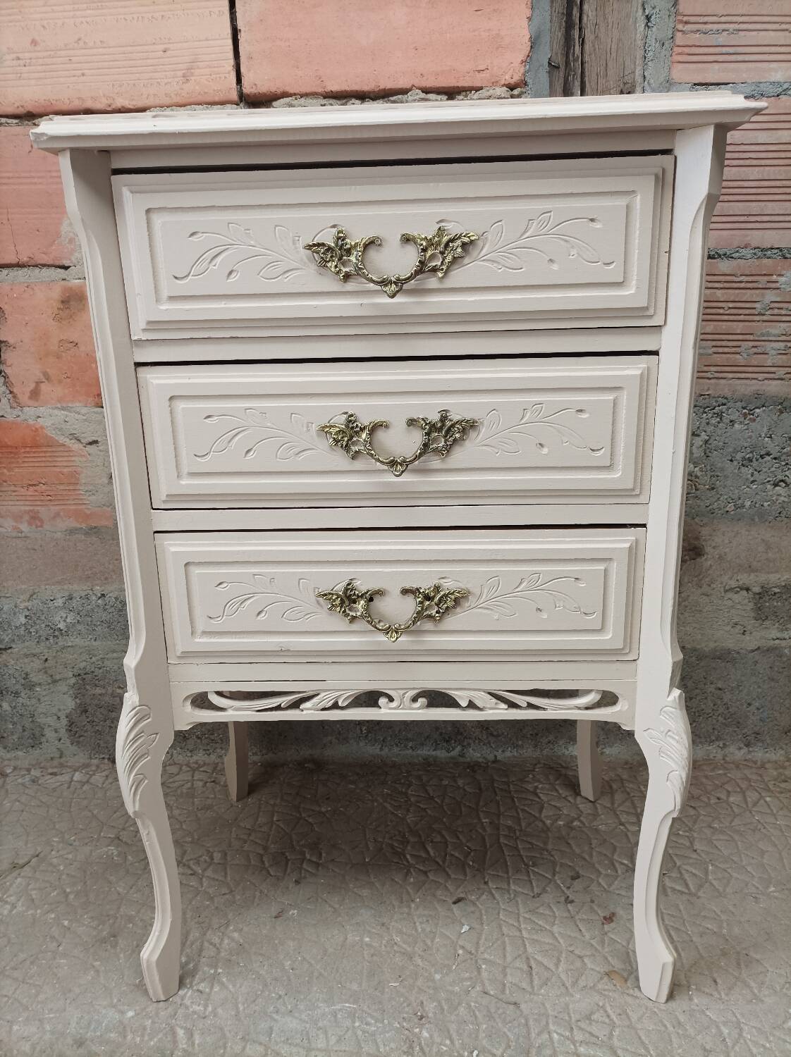 Antique bedside table