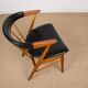 Danish armchair in teak and skai by Helge Sibast for Sibast 1955.