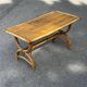 Table basse en bambou et rotin 1960