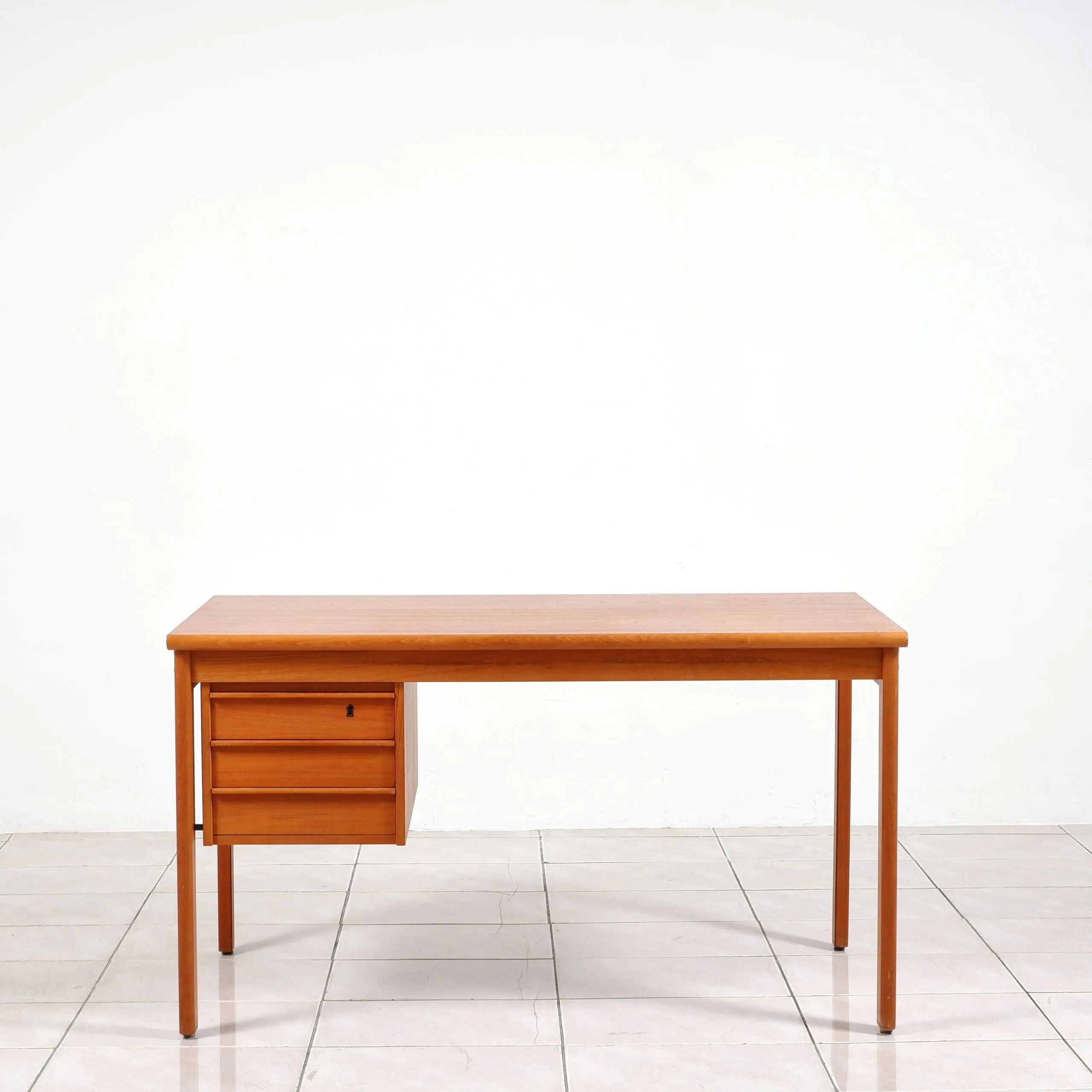 Teak writing desk by Peter Lovig Nielsen for Løvig