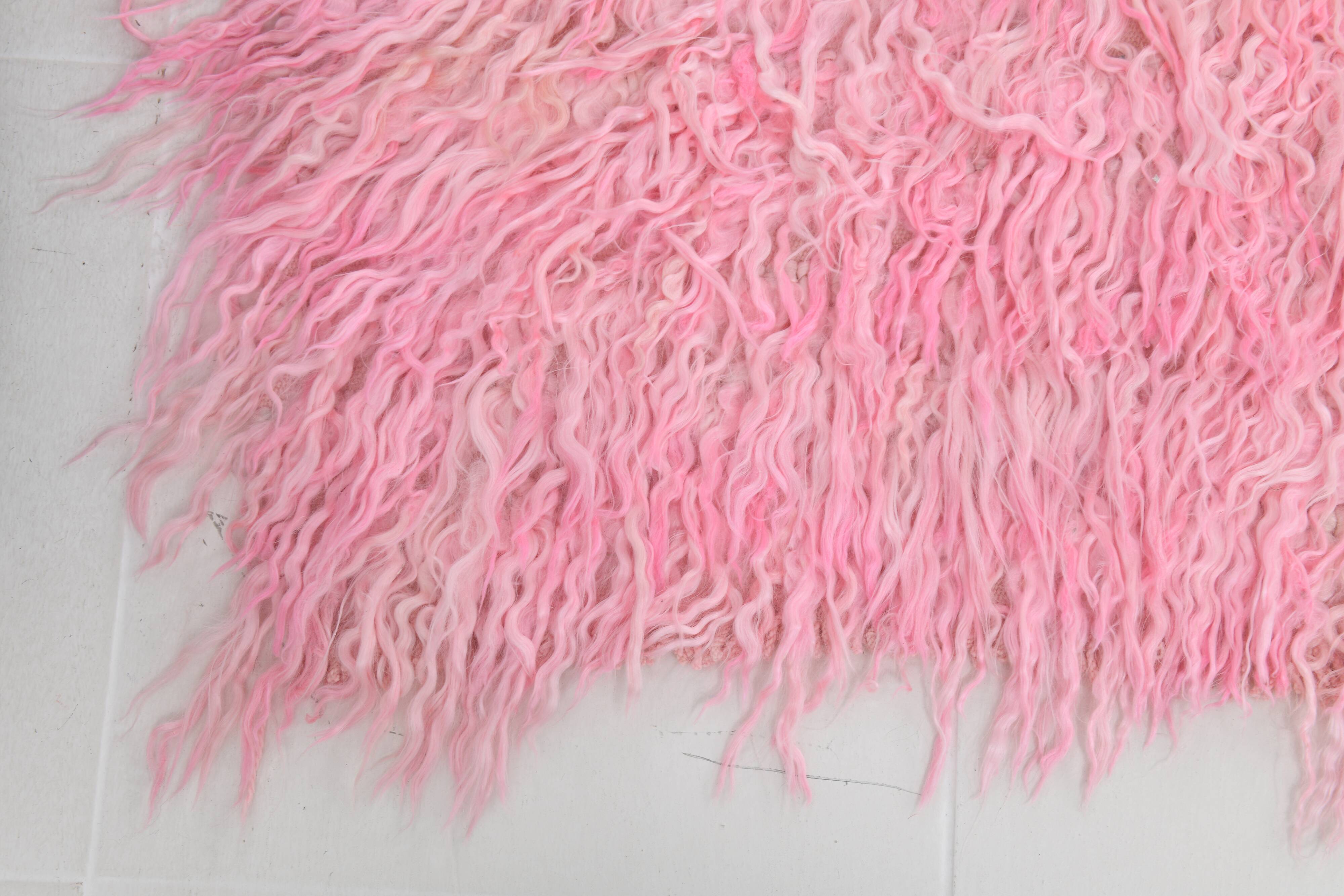3x10 Dusty Pink Vintage Runner Rug 98x314Cm