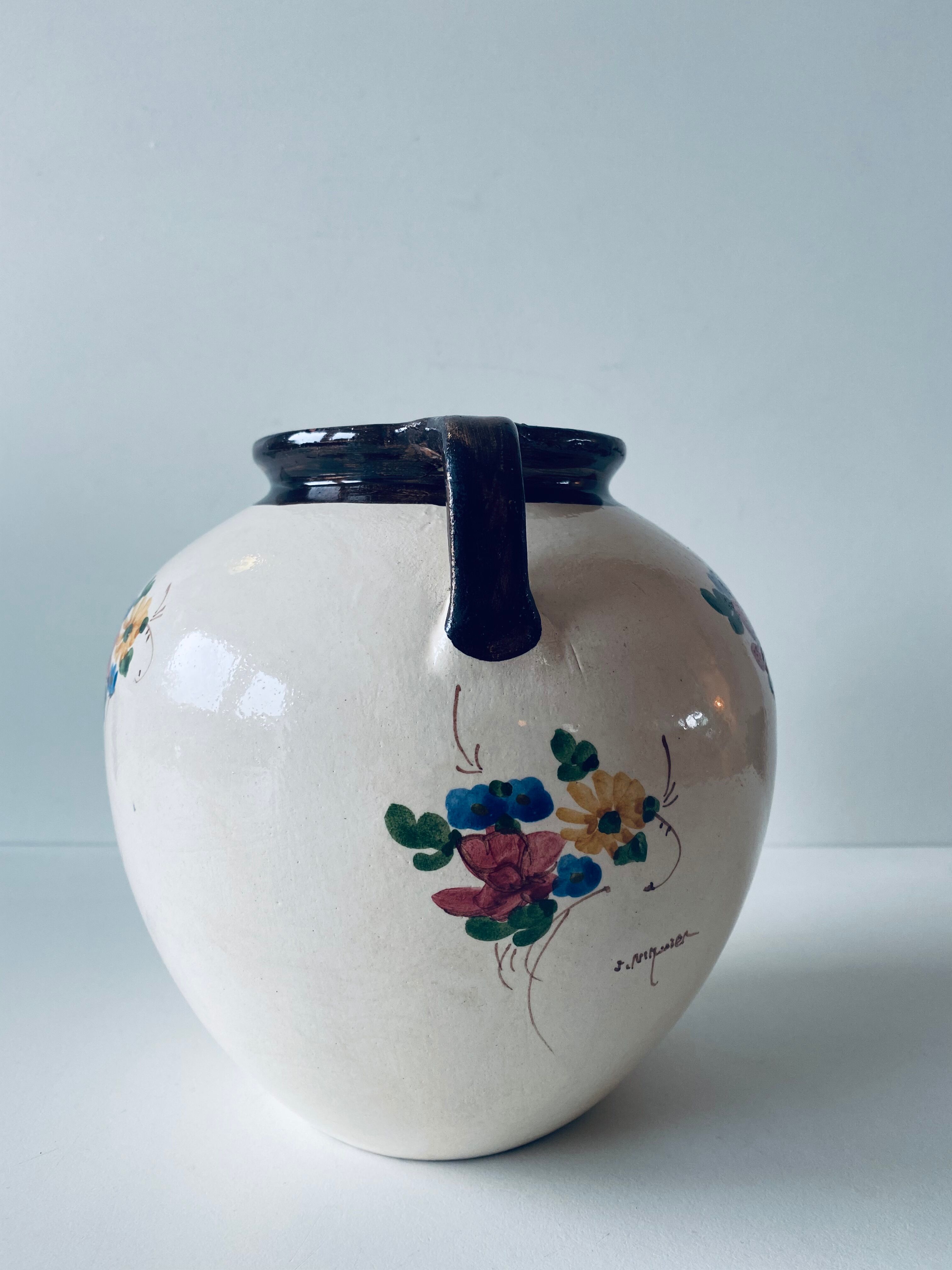 Art deco vase by Jérôme Massier Vallauris