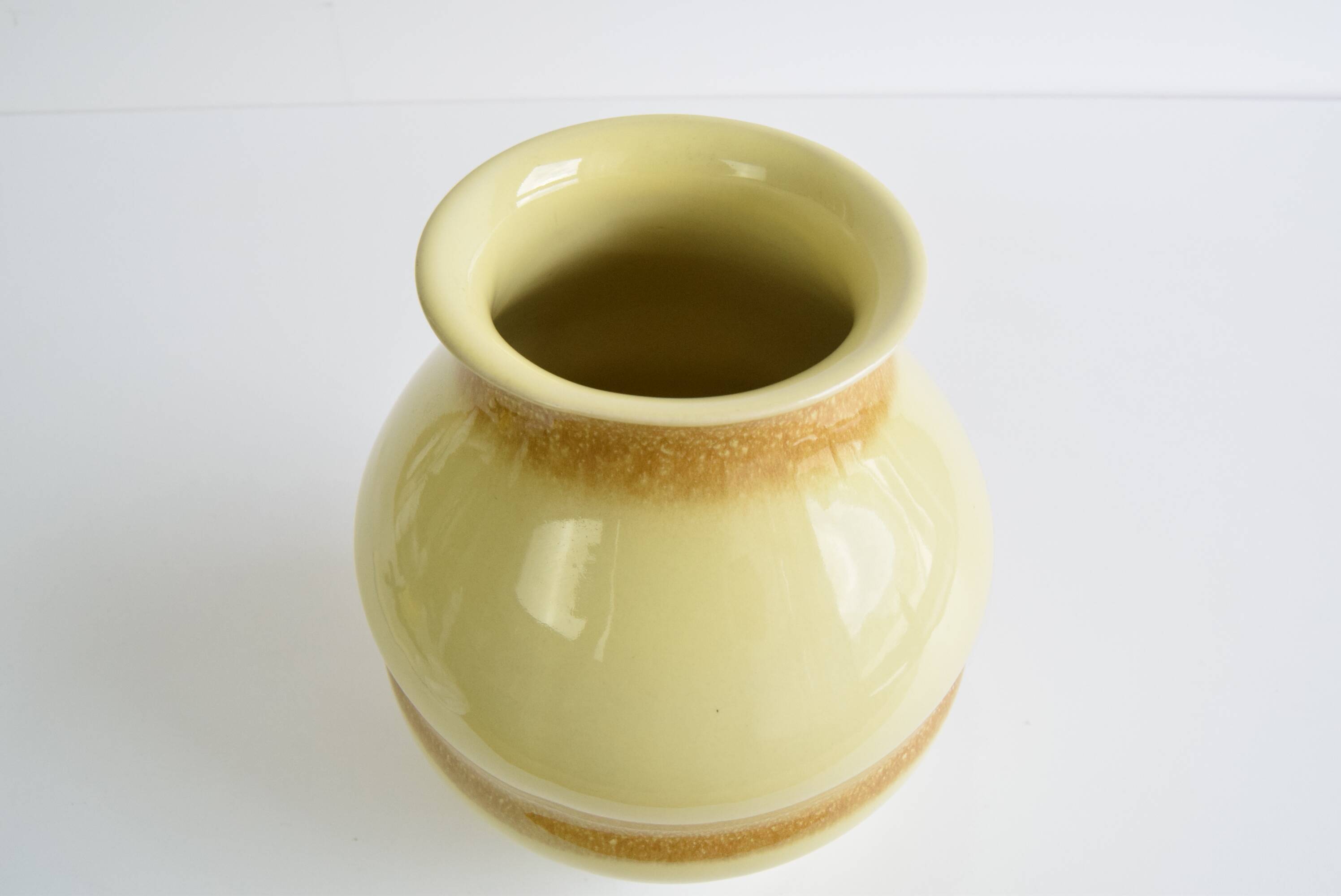 Vintage Ceramic Vase by Ditmar Urbach, Cornelie Collection, Czechoslovakia, 1950's.