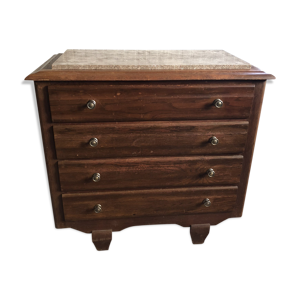 commode années 60 bois