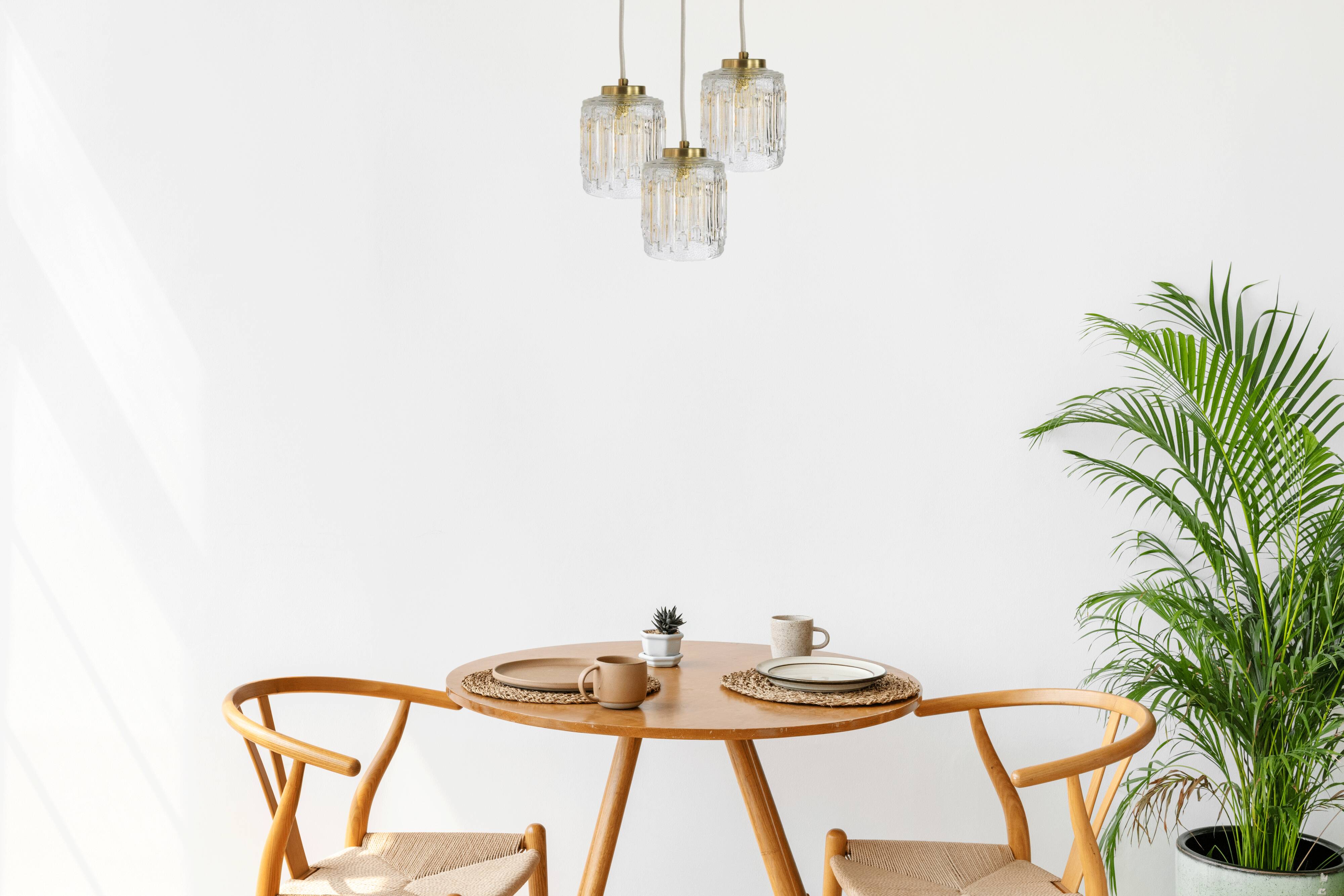 Ida * mcm hanging light * rewired mini * vintage ceiling small fixture * yug