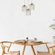 Ida * lampe suspendue mcm * rewired mini * petit luminaire de plafond vintage * yug