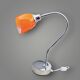 Lampe de table IKEA Kaskad A9308 en verre opalin orange, 1995