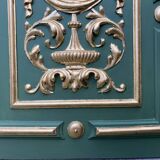 Pair of carved and leaf-gilded wooden panels