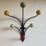 Wall mounted coat rack