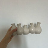 White ceramic soliflore