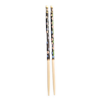 Set of Chinese cloisonné enamel chopsticks