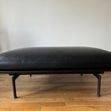 Pouf cuir noir muuto outline