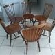 Suite de 6 chaises Baumann modèle Tacoma années 1970