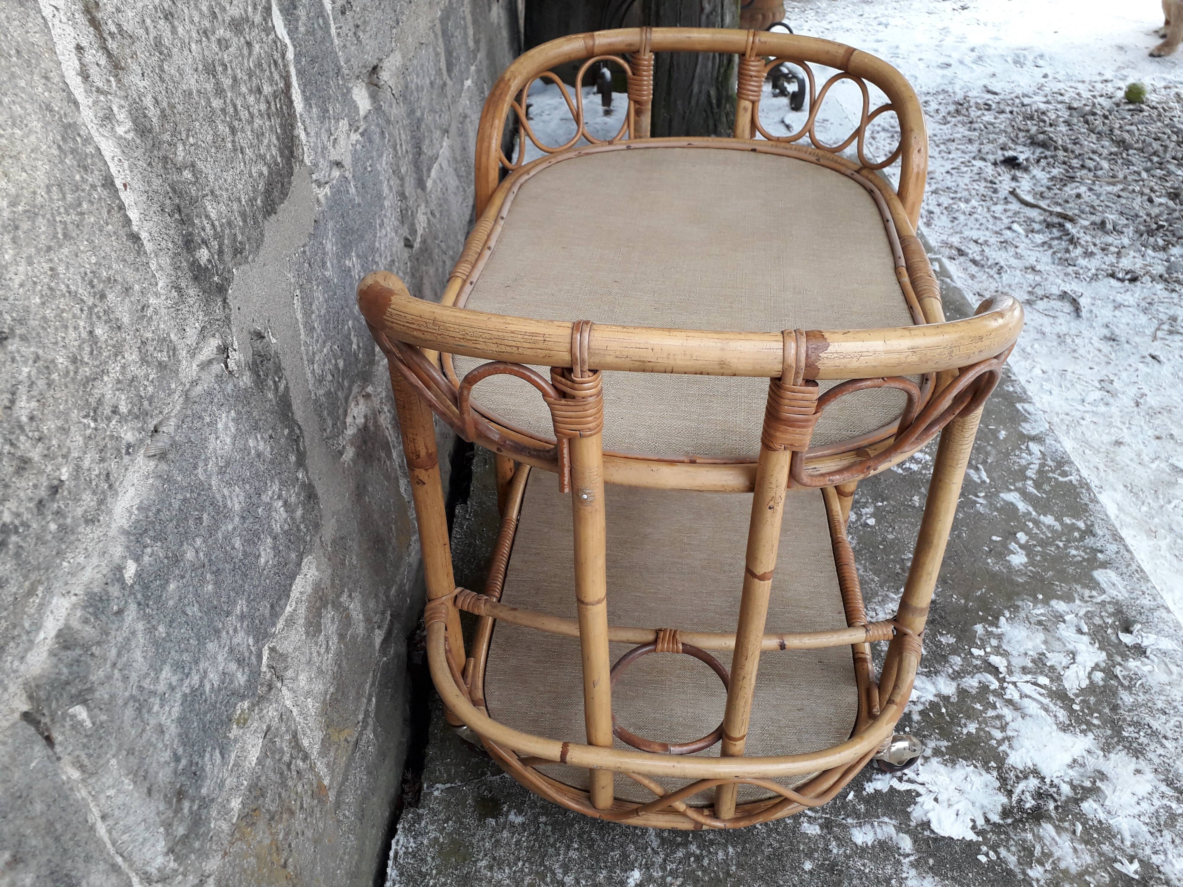 Rattan roller dessert