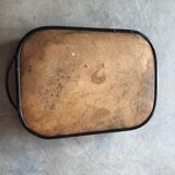 Glass and metal tray 33x24