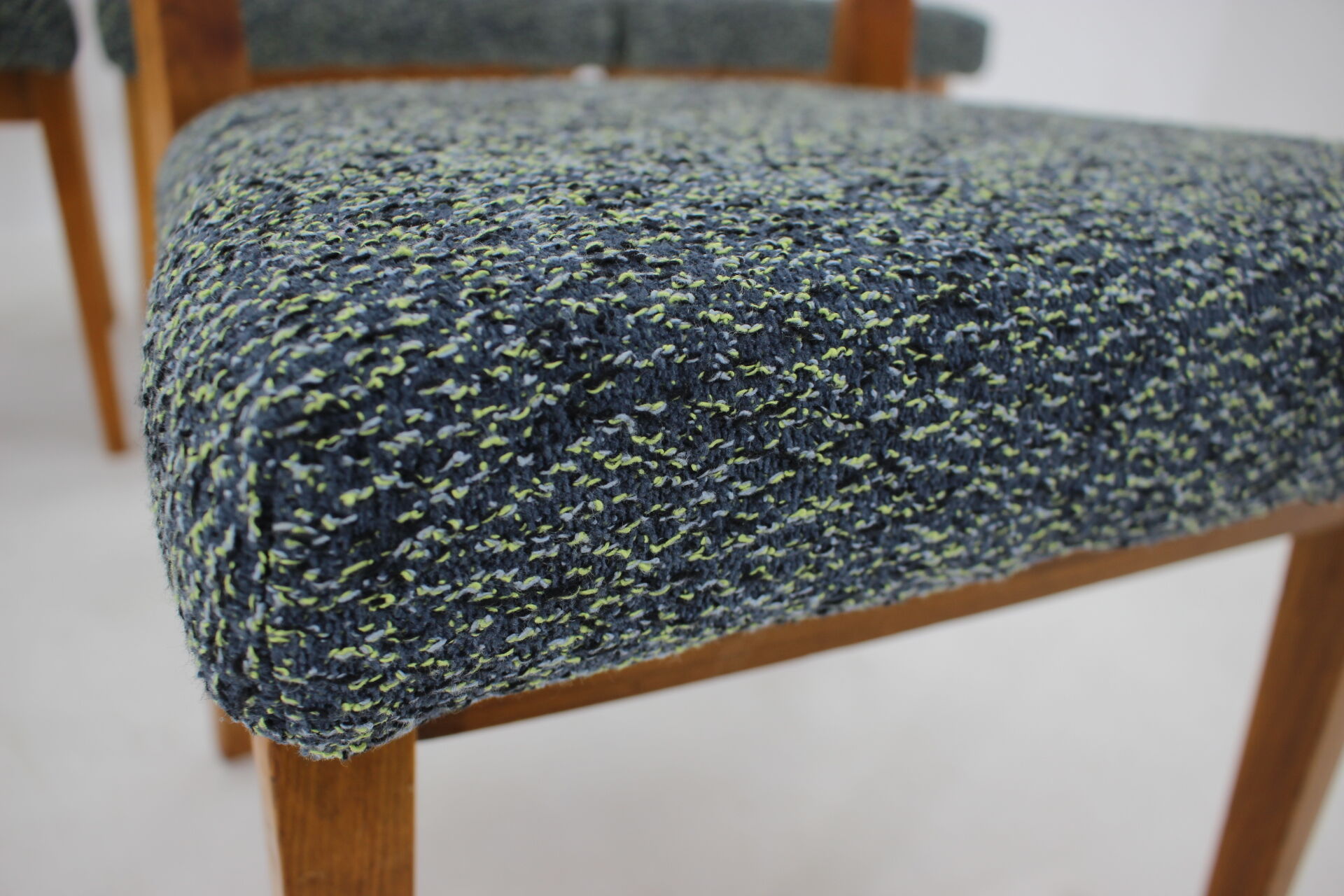 1960s Set of 4 Oak Dining Chairs ,Czechoslovakia