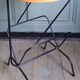 Side table with magazine holder, light oak, 1960.