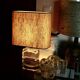 Vintage crystal lamp for the daum house in nancy 1960