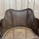 Fauteuil de bureau de style Louis XV canné