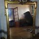 Old mirror in gilded stucco - 100x70cm