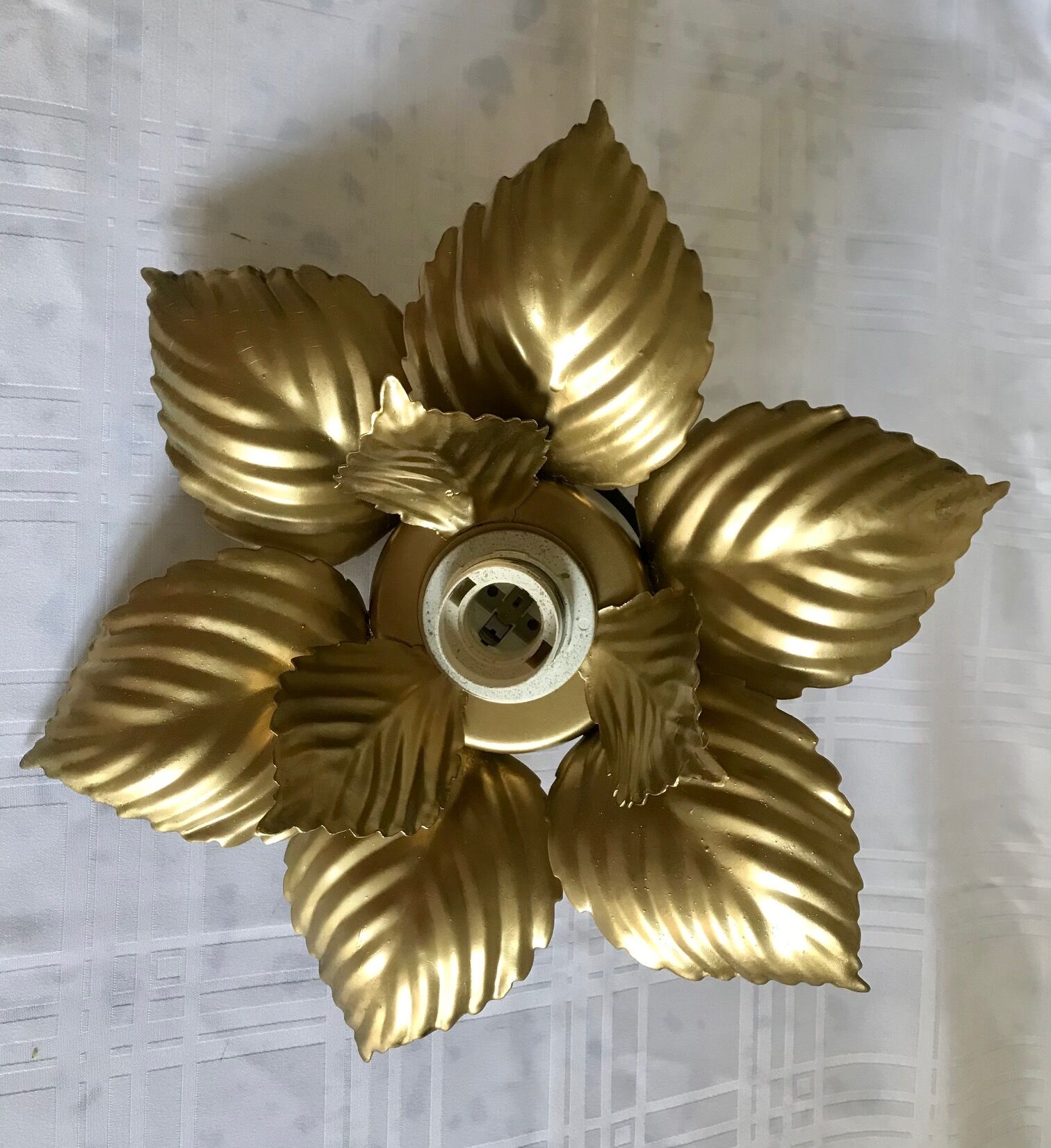Masca golden flower wall lamp