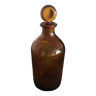 Flacon d'apothicaire en verre ambré - 1ère moitié 20ème siècle