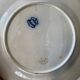 Set of 6 flat ironstone plates - Japanese Model 2 from Longwy