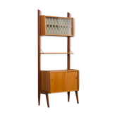 Bibliothèque Ergo en teck clair par John Texmon, Norvège Années 1960