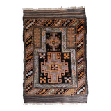 Tapis ancien de prière Baloutche fait main 66x104 cm en laine - 1C1045