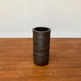 Vase de poterie de studio brutaliste allemand du milieu du siècle de Petra Töpferei, années 1960