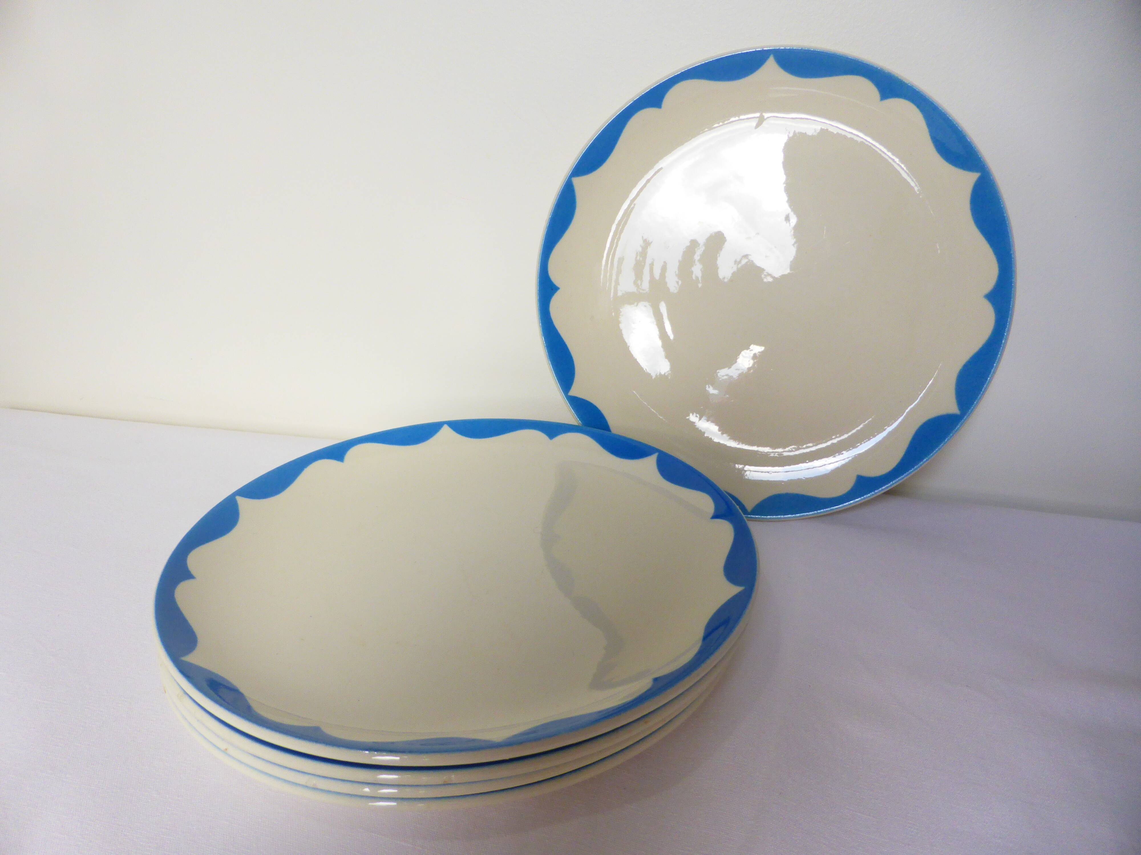5 dessert plates from Gien model Catherine 220552